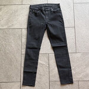 ❣️❣️7 For All Mankind Black Skinny Jeans